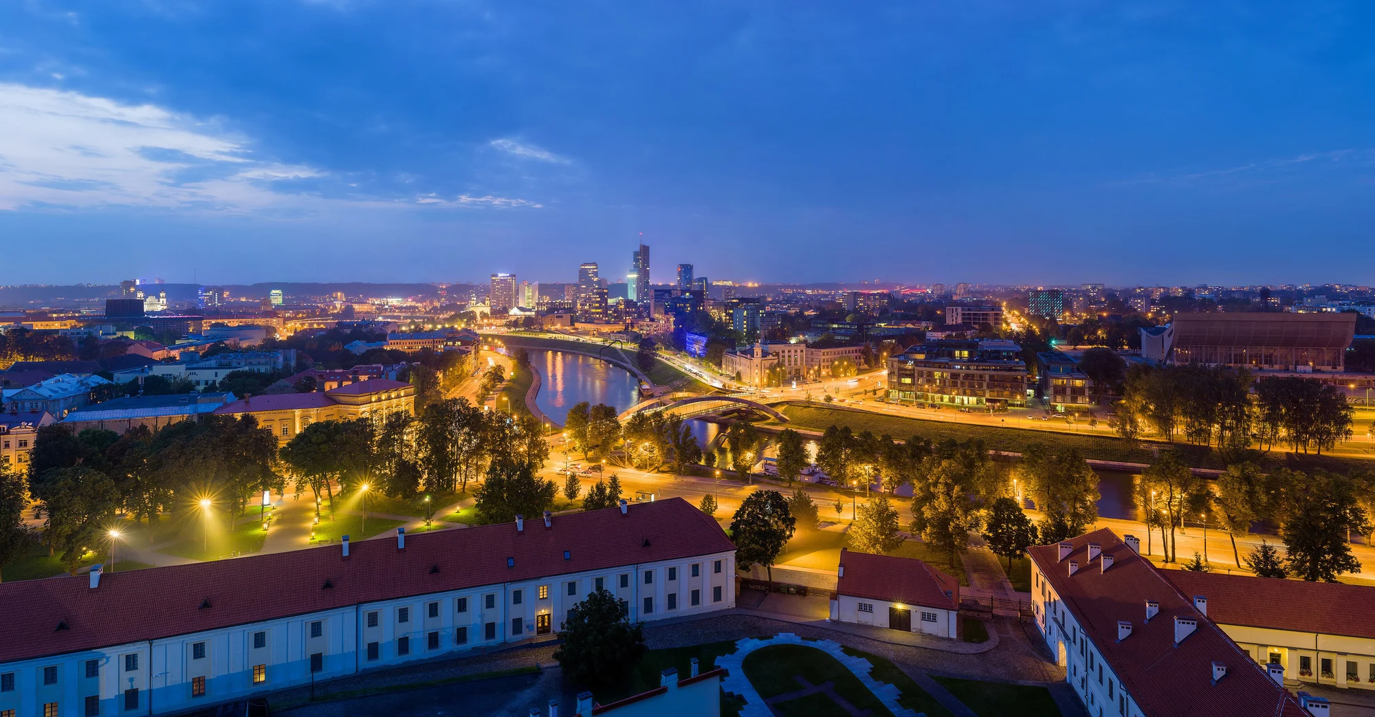 Neris Skyline — Vilnius, Lithuania